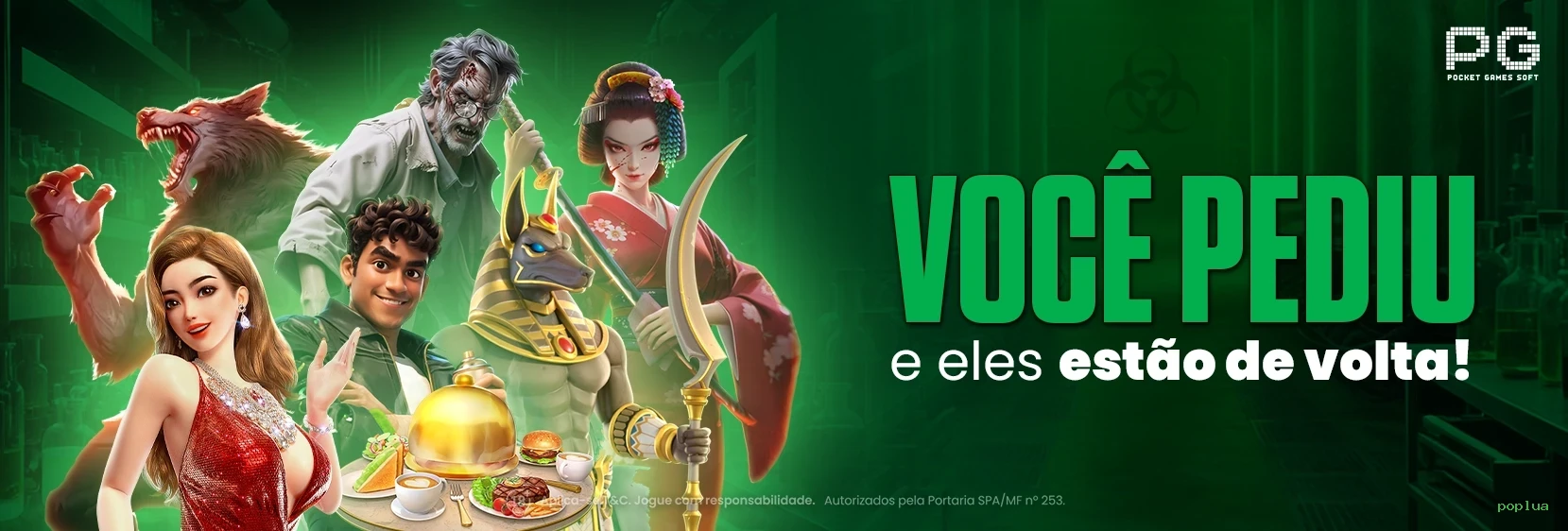 Bônus e prêmios poplua